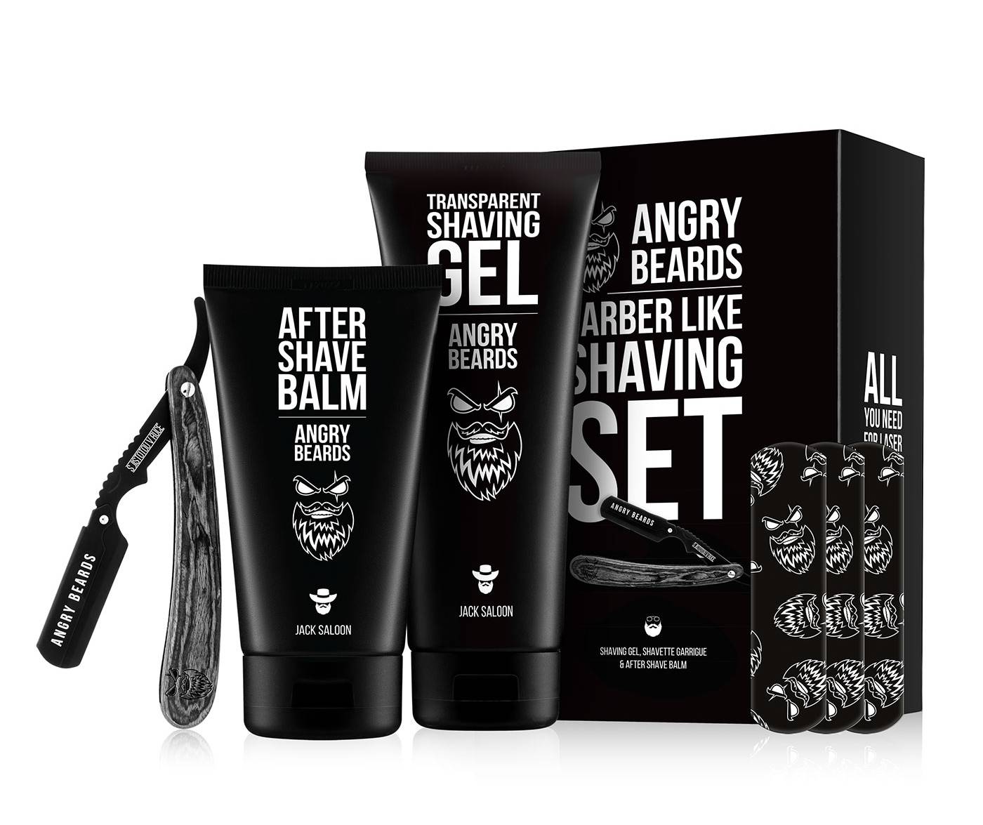 Set for shaving shavette Garrigue